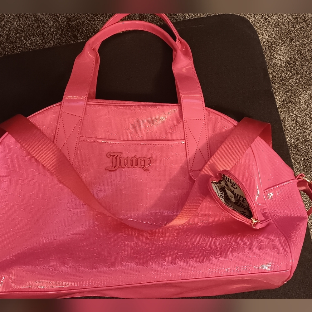 Juicy Couture Vibrant Pink Travel Bag